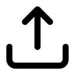 high resolution export icon