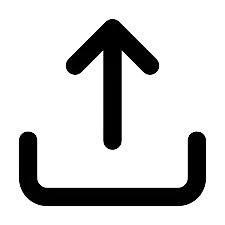 high resolution export icon