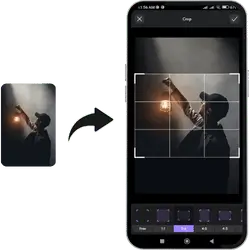 Crop image preview in mobile