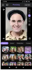 Photoleap Mod APK v1.69.2 Free Download (Premium Unlocked) 57 Photoleap app AI Costume Generator feature preview 1 on mobile