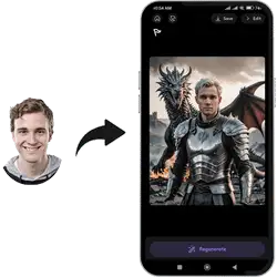 Photoleap app fantasy charactor transformation feature preview
