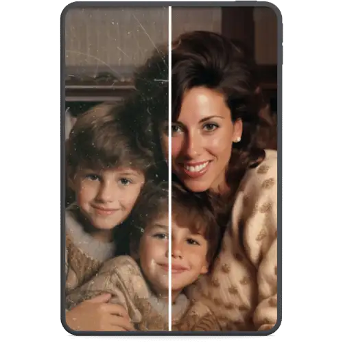 Photoleap app Photo retouch feature preview in mobile