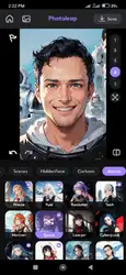Photoleap Mod APK v1.69.2 Free Download (Premium Unlocked) 62 Photoleap app Photo to anime converter feature preview 1 on mobile